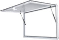 Concession Stand Serving Window with Double-Point Fork Lock U19492
