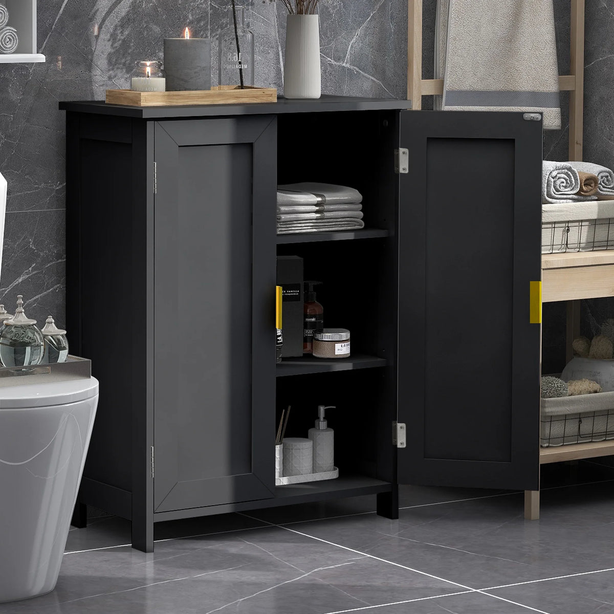 Bathroom Storage Cabinet with 2 Doors S327070