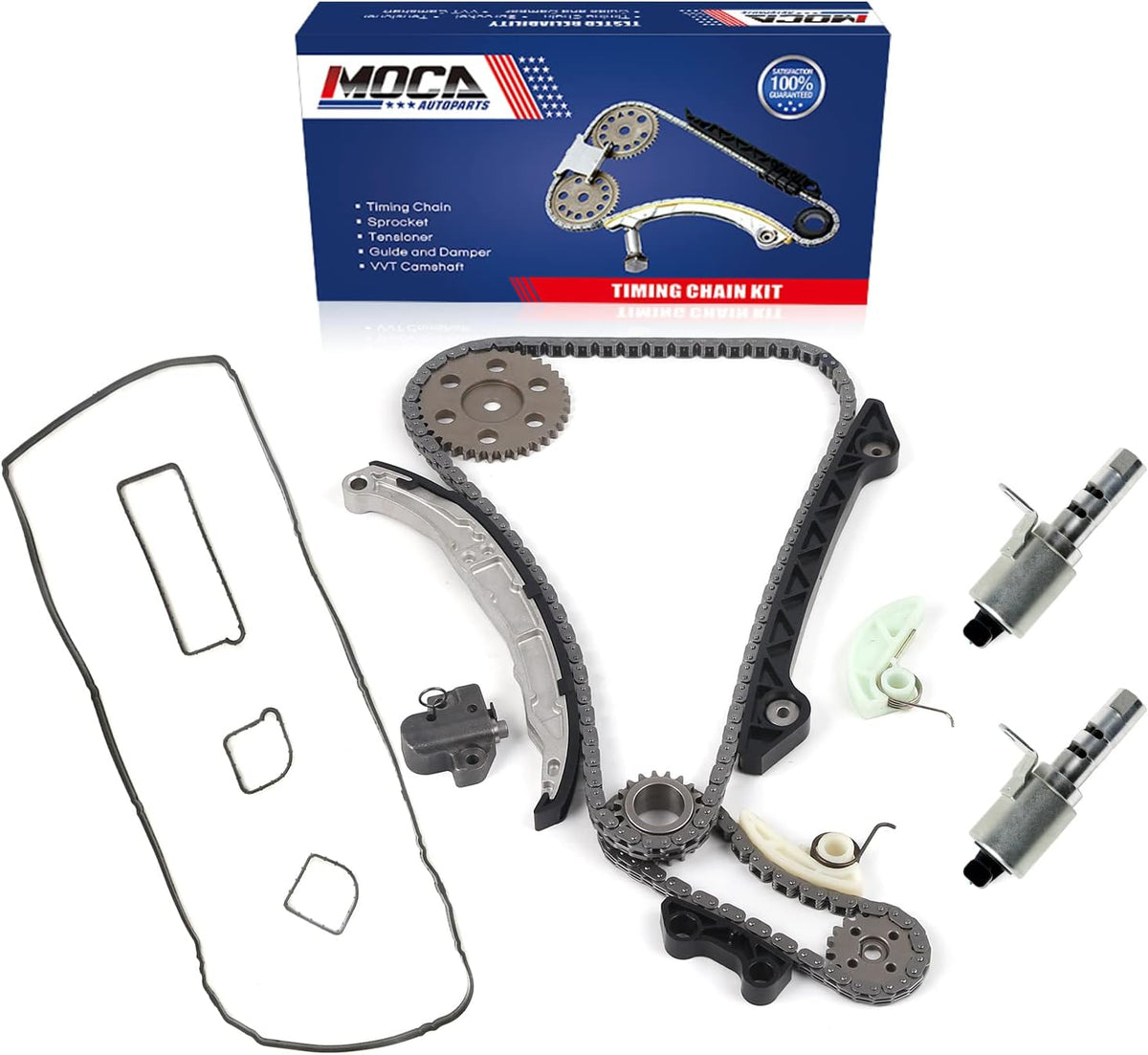 Timing Chain Kit & Variable Timing Solenoid & Valve Cover Gasket Set D88819