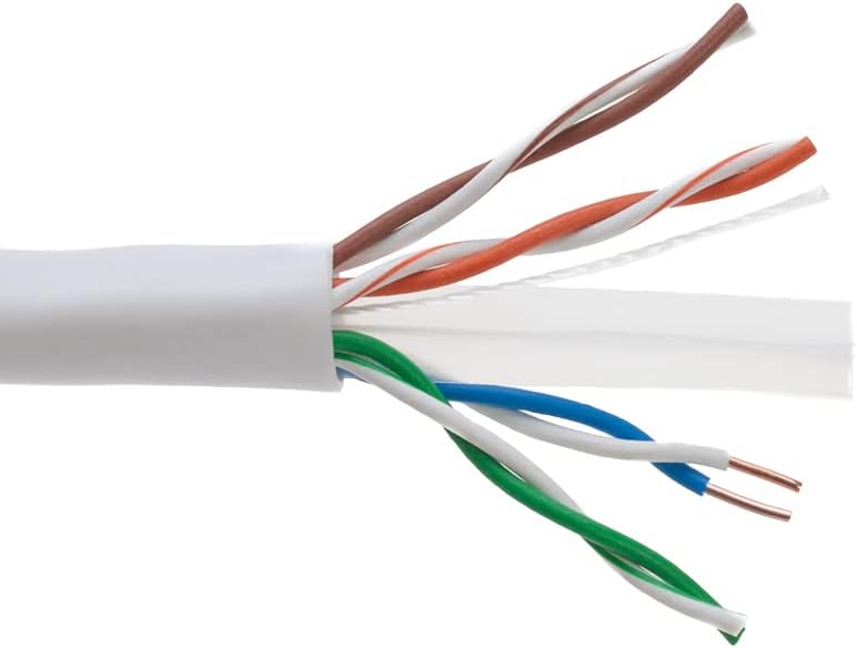 1000ft CAT6 Solid Ethernet Cable UTP 23AWG Bulk (Orange) F39069