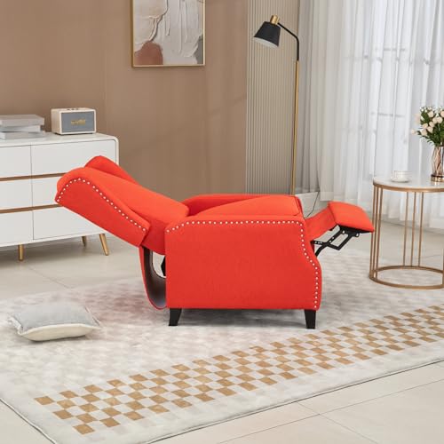 Red Adjustable Wingback Recliner Chair R9362