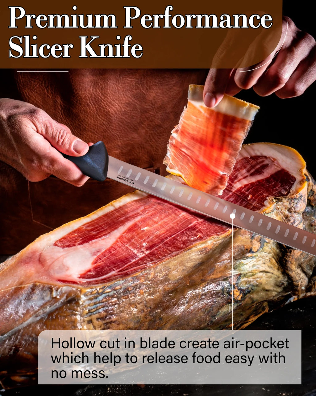 11-inch High Carbon Stainless Steel Slicing Carving Knife I906357