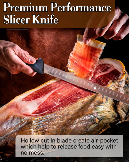 11-inch High Carbon Stainless Steel Slicing Carving Knife I906357