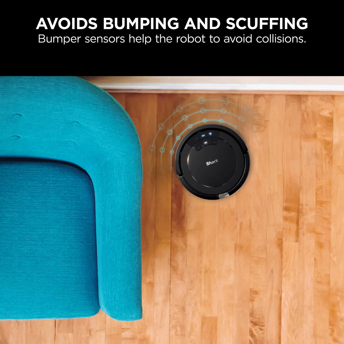 Black Wi-Fi Connected Robot Vacuum I9436