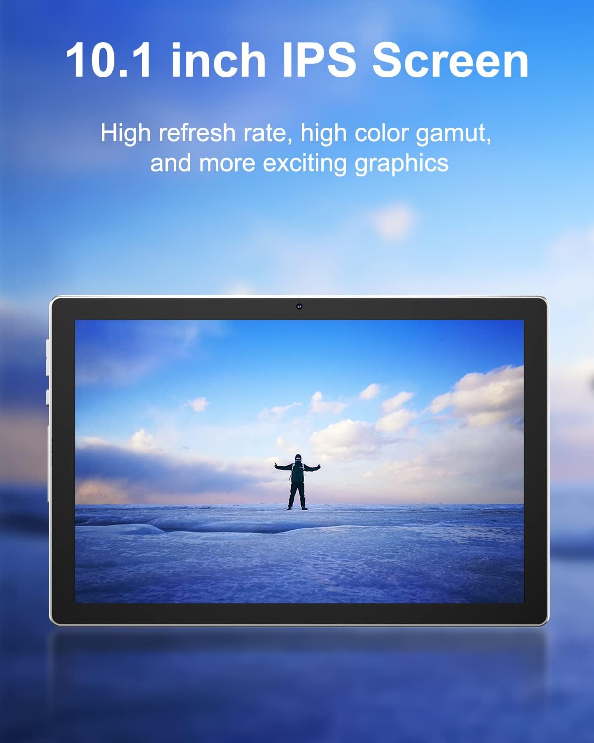 10.1 Inch Android 12 Tablet with Keyboard, 2GB RAM, 32GB ROM, 512GB Expandable V921681