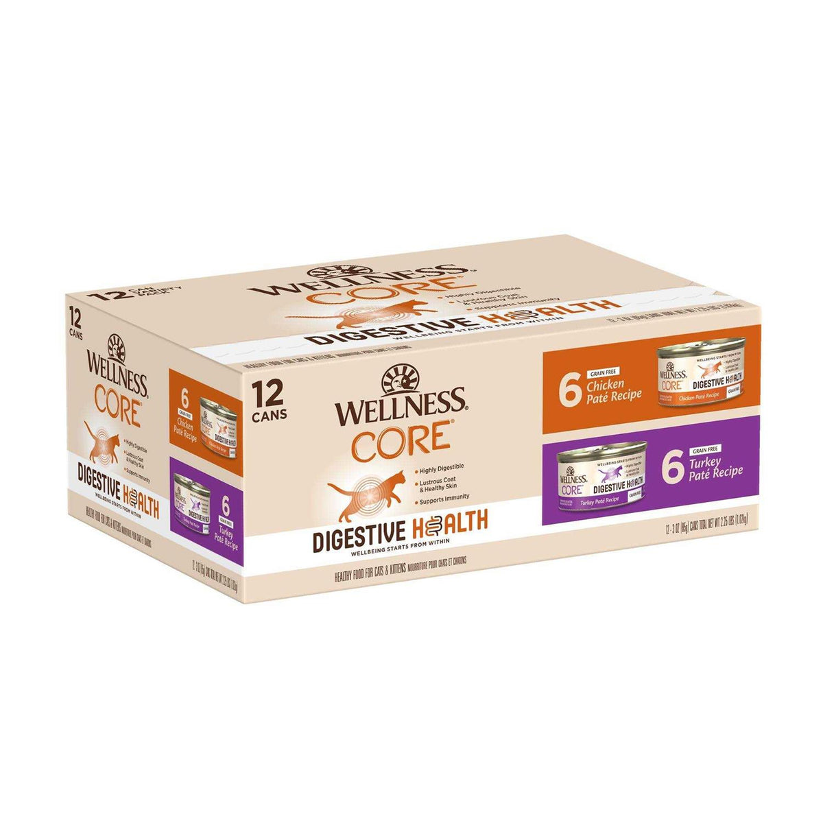 Chicken & Turkey Pate Variety Pack Wet Cat Food H3861