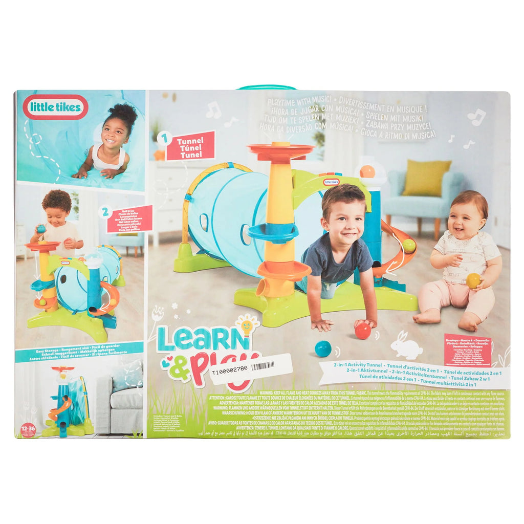 2-in-1 Activity Tunnel with Ball Drop F98579