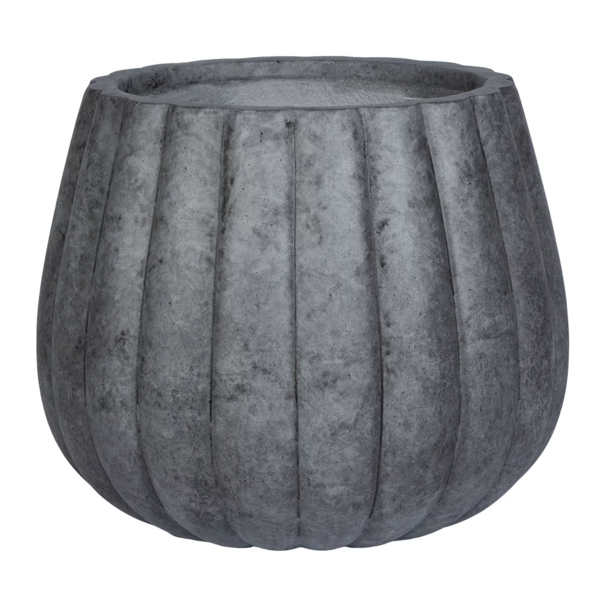 Grey Round Patio Planter G125