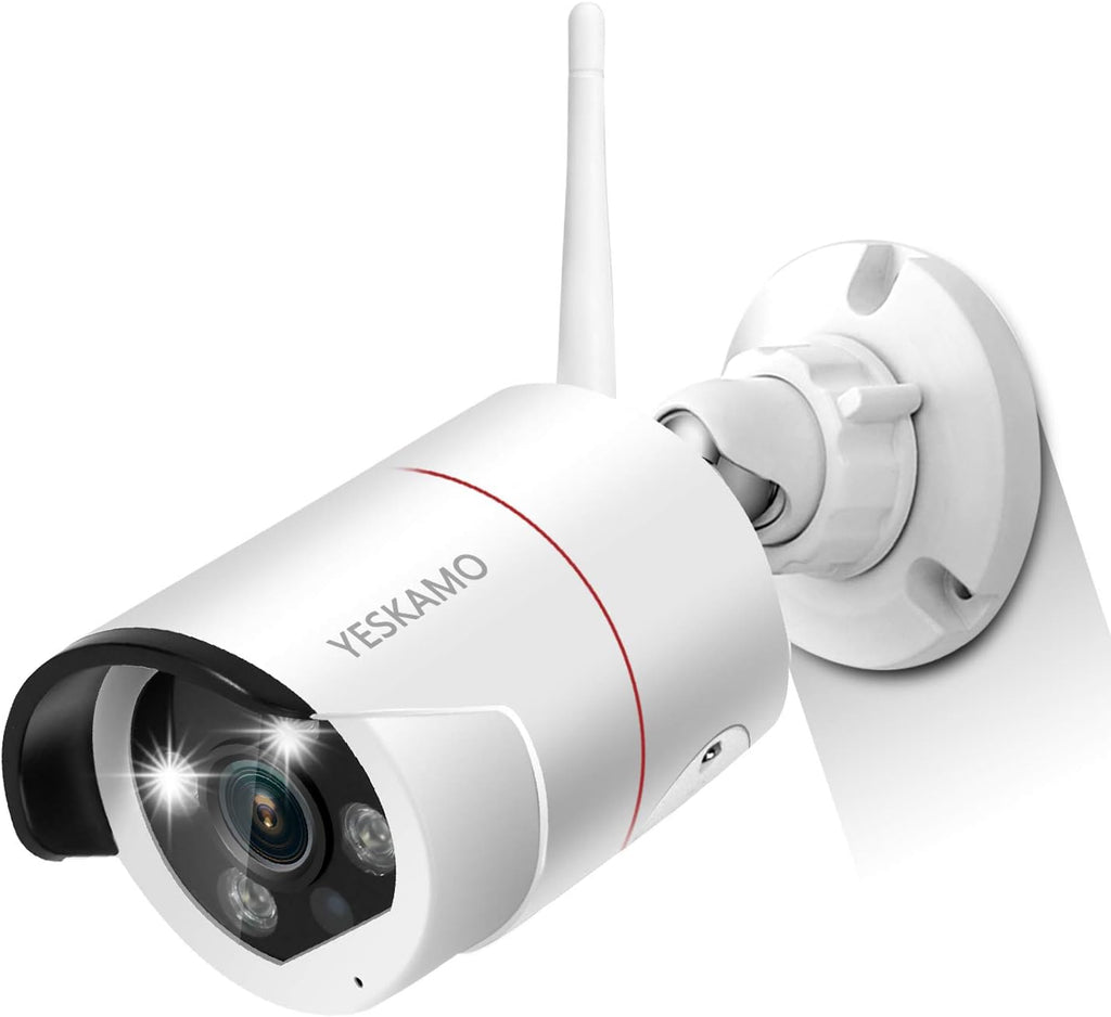 Wireless Security Camera System with 12'' Monitor 2 Way Audio, 3MP WiFi IP Cameras AI Human Detection Siren Alarm, 1080P HD Home Surveillance System with Hard Drive P714