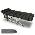 Folding Camping Cot with Mattress and Carry Bag I484