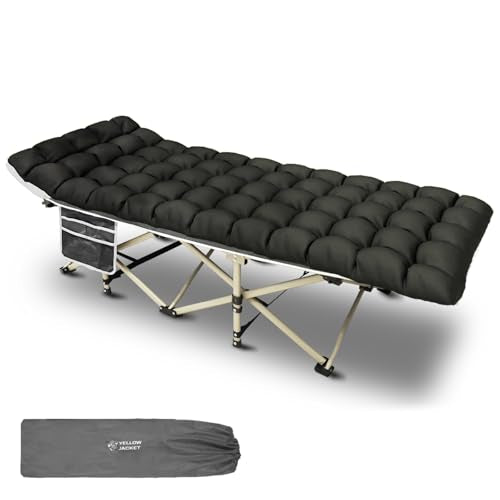 Folding Camping Cot with Mattress and Carry Bag I484