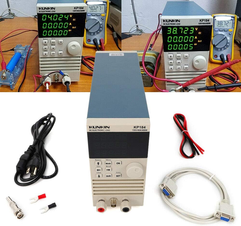 Single Channel DC Electronic Load Battery Capacity Meter 400W 40A T738