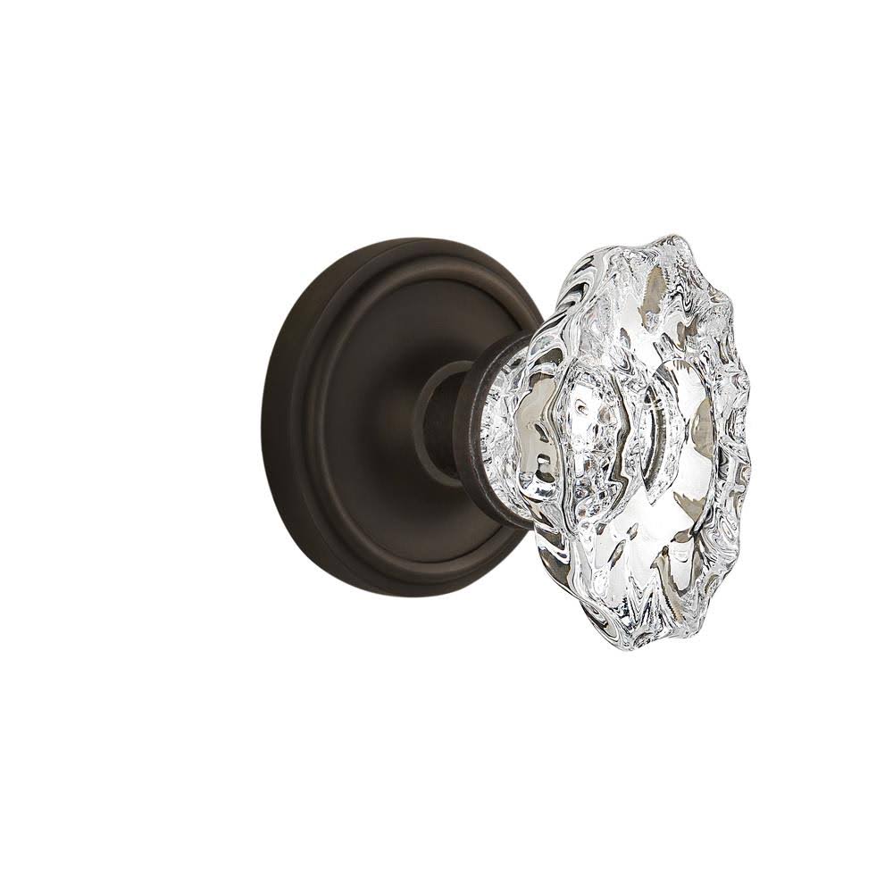 Classic Rosette with Chateau Door Knob, Single Dummy, Oil-Rubbed Bronze P243697