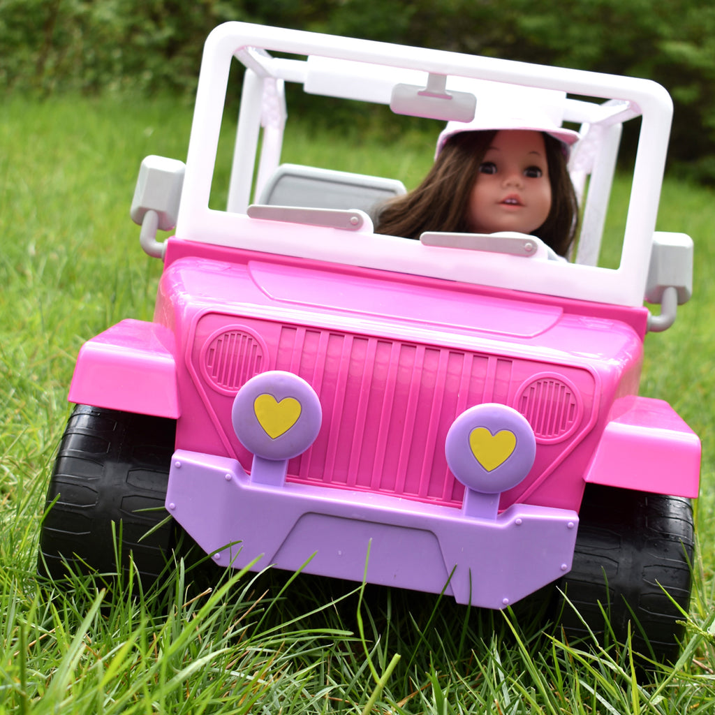 4 x 4 Hot Pink Beach Cruiser Truck for 18" Dolls E211086