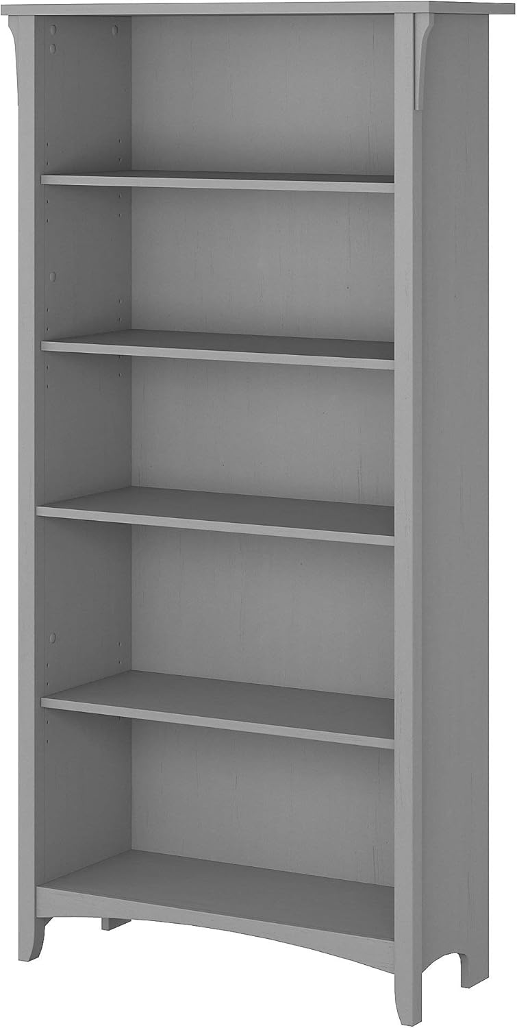 Vintage Black 5 Shelf Bookcase R66303
