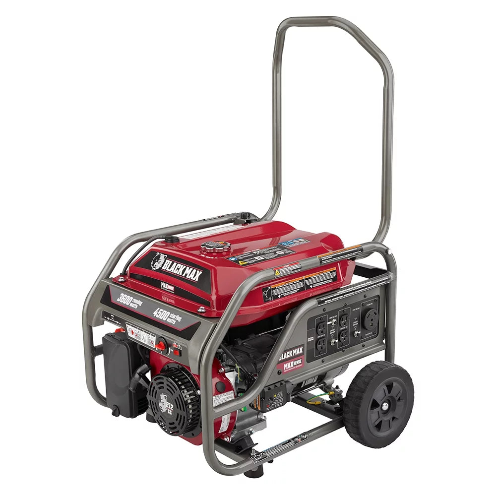 Black Max Portable 3600 Watt Generator Y42010