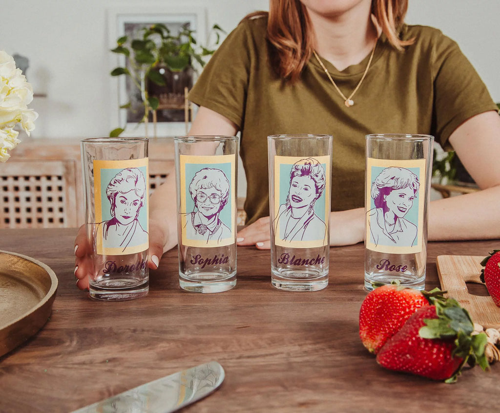 4 Piece 10-Ounce Glass Tumbler Set P207