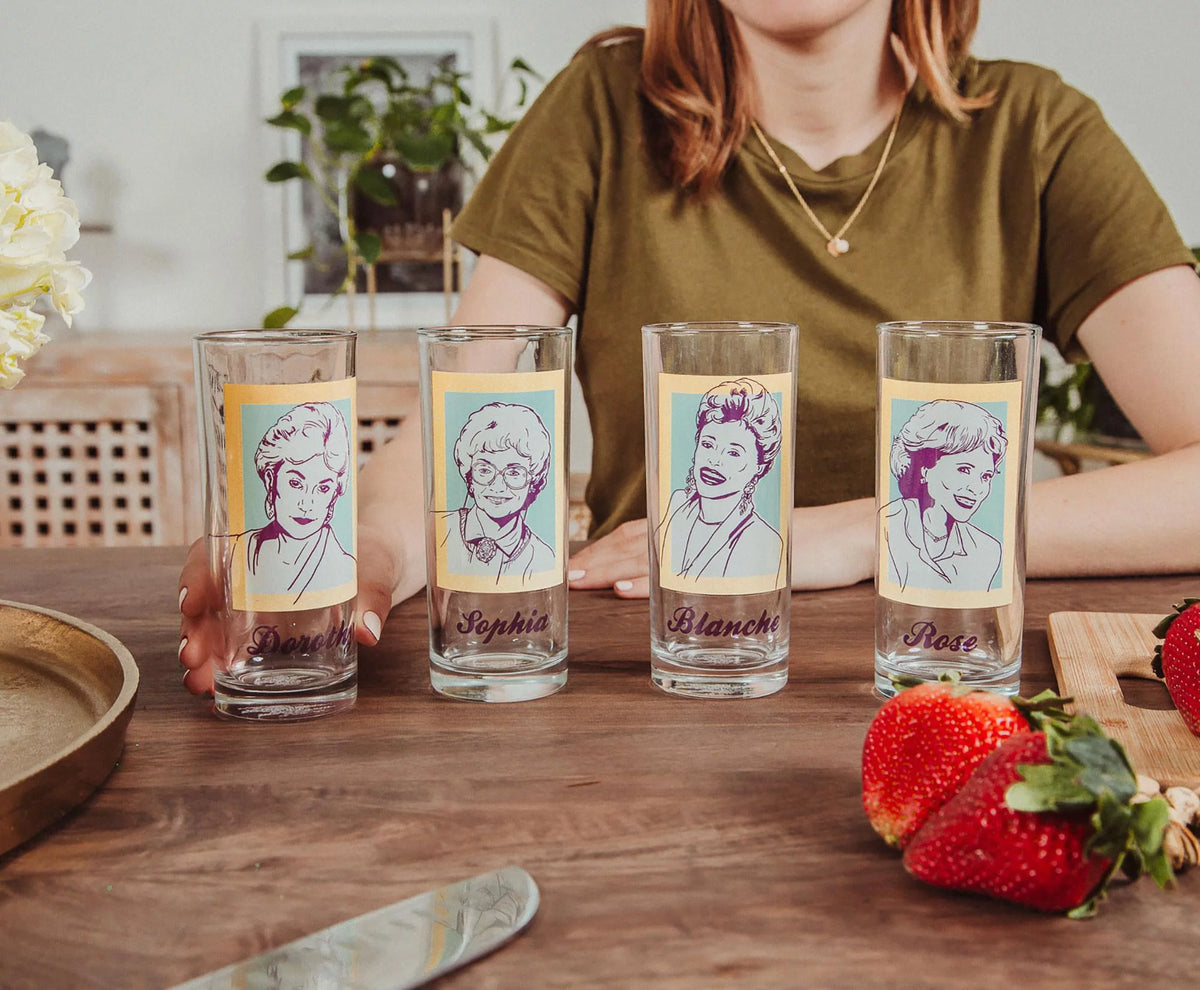 4 Piece 10-Ounce Glass Tumbler Set P207