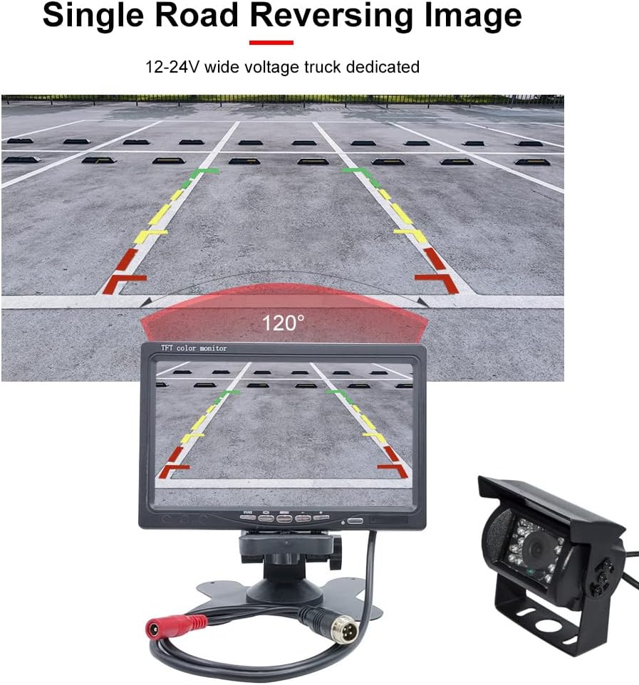 7 Inch 1080P Waterproof Rear View Camera with Monitor Kit C162215
