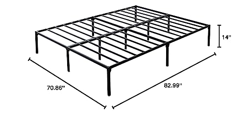 Folding Metal Platform Bed Frame Full Size S992