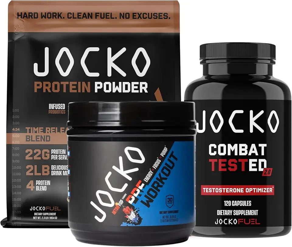 Chocolate Protein Powder Pre Workout 3 Pack Bundle D20757