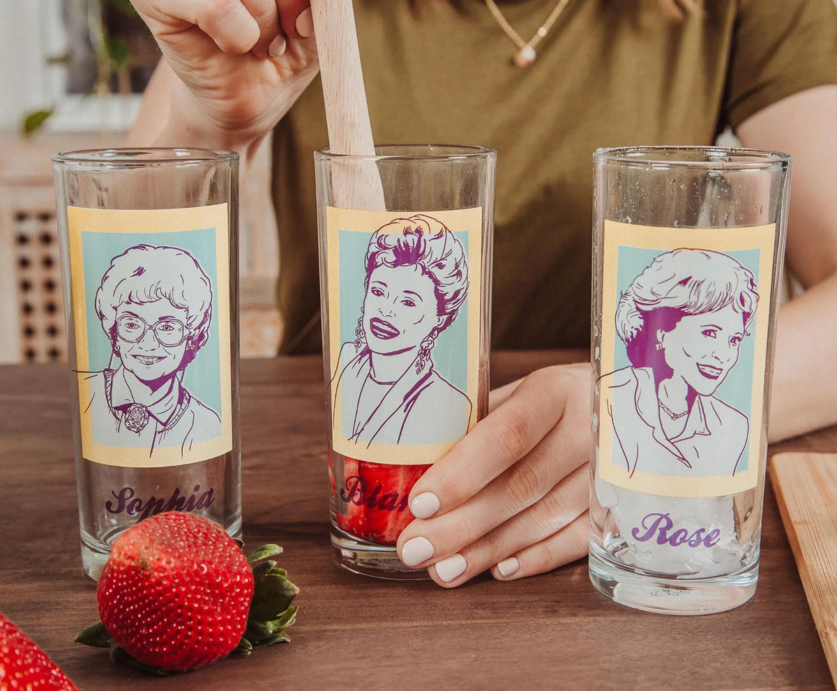 4 Piece 10-Ounce Glass Tumbler Set P207