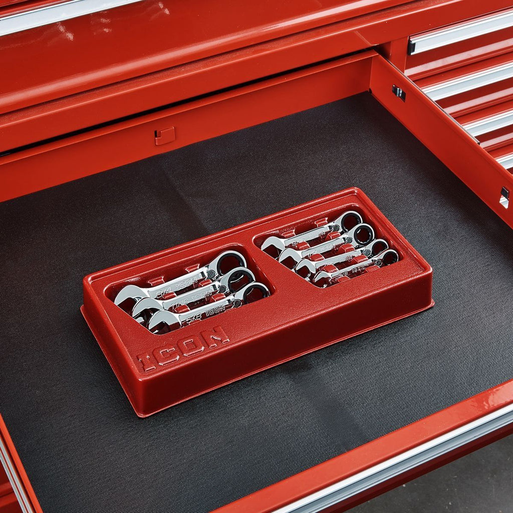7 Piece SAE Ratcheting Combination Wrench Set H2702