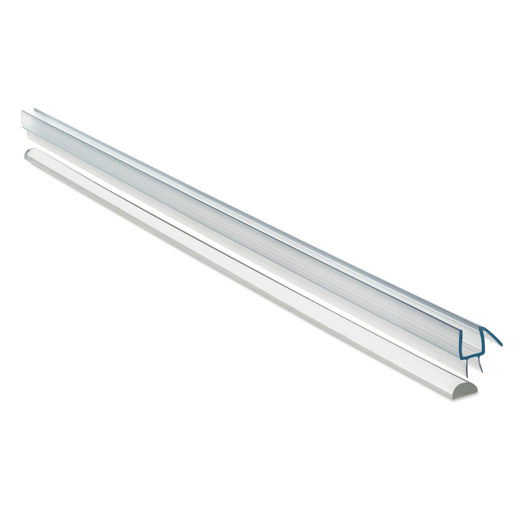 Brushed Nickel Frameless Hinged Shower Door L2544