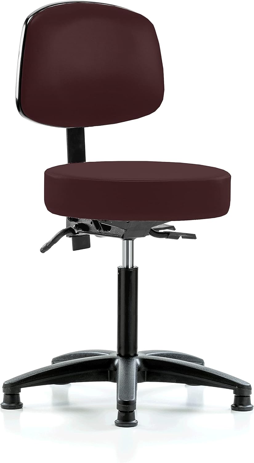 Adjustable Doctor's Stool with Back Q294
