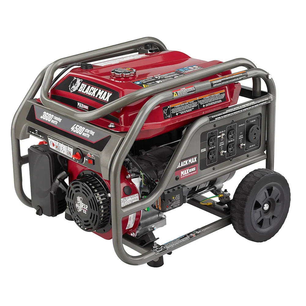 Black Max Portable 3600 Watt Generator Y42010