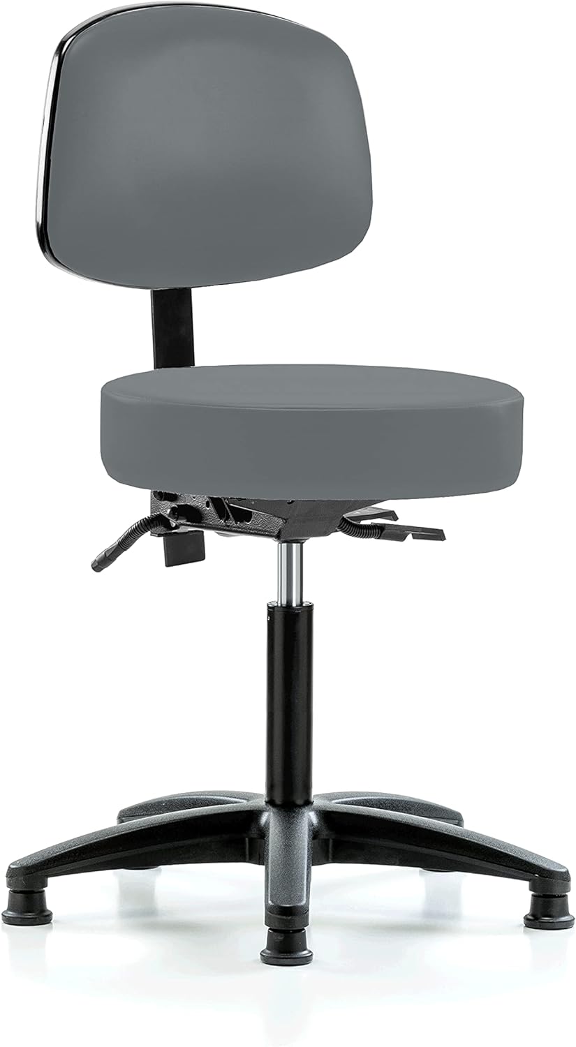 Adjustable Doctor's Stool with Back Q294