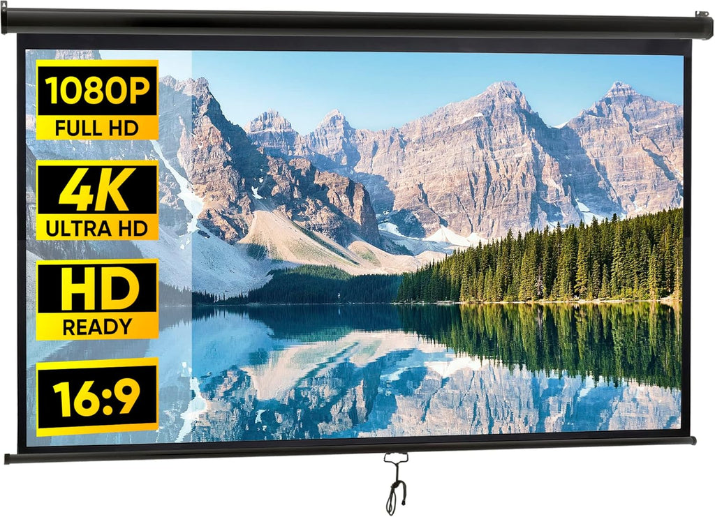 100 Inch 16:9 HD Pull Down Projector Screen N2917