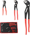 3PCS Water Pump Pliers Set 7Inch, 10Inch, 16Inch F108