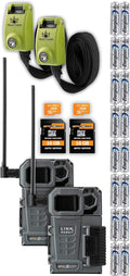 Cellular Trail Camera Twin Pack with Two SD Cards, Batteries, and Reinforced Strap T448985