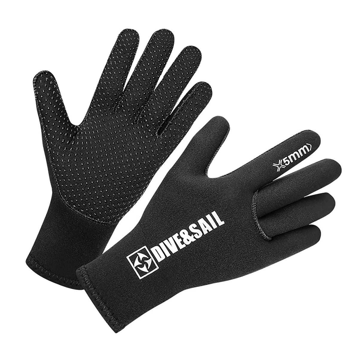 5mm Neoprene Five Finger Wetsuit Gloves W7917