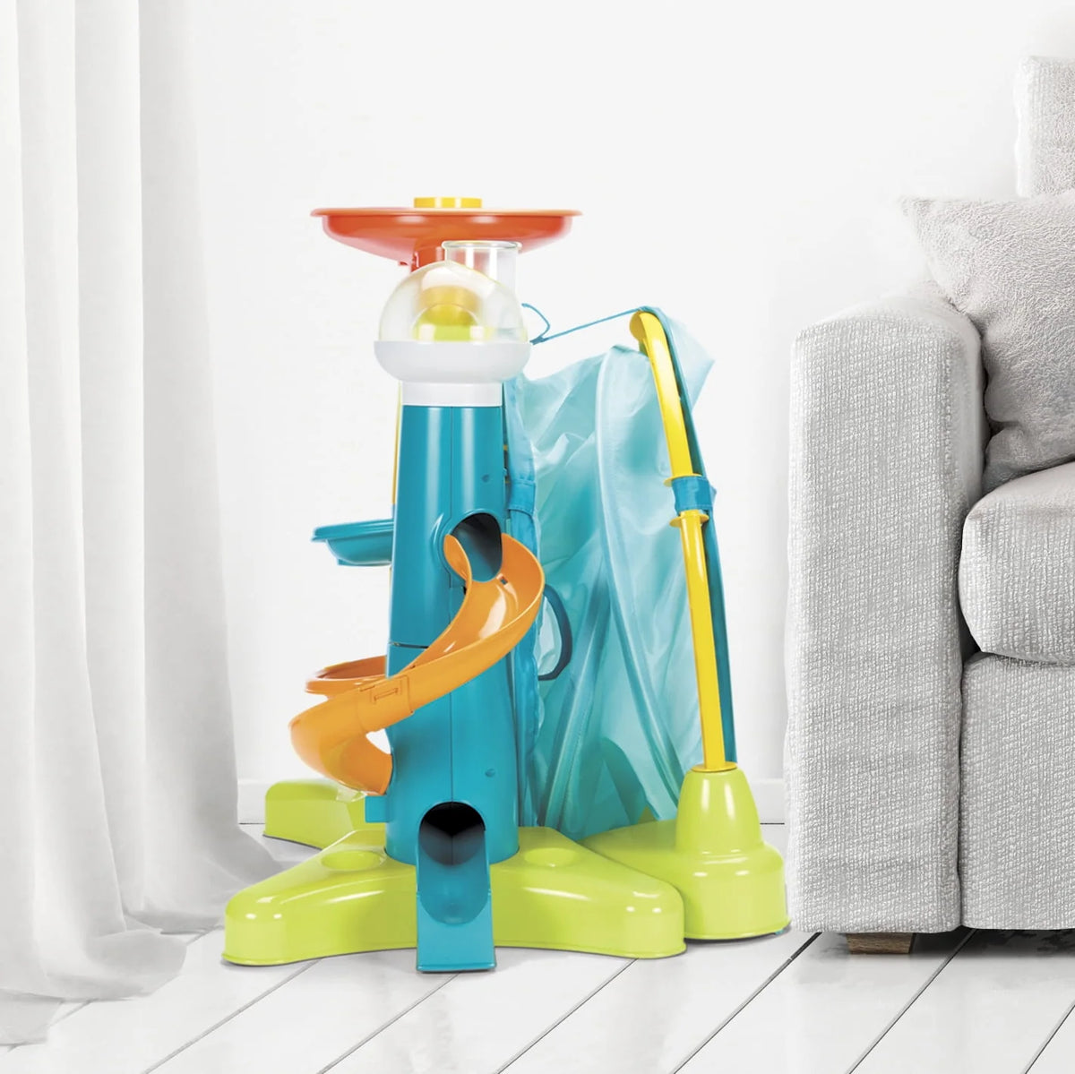 2-in-1 Activity Tunnel with Ball Drop F98579