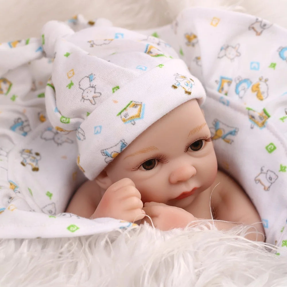 Lifelike Baby Doll with Full Silicone Body R95597