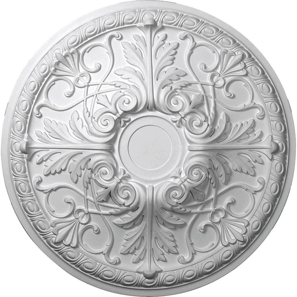 26x22OD x 3x22P Ceiling Medallion, Hand-Painted Mississippi Mud Crackle K13115