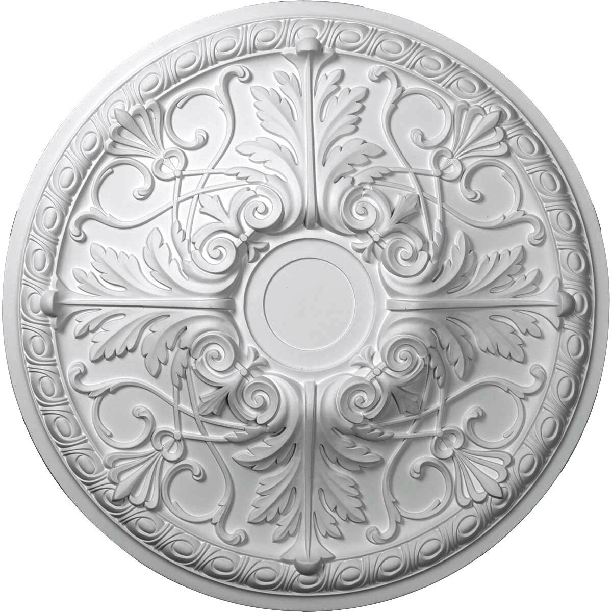 26x22OD x 3x22P Ceiling Medallion, Hand-Painted Mississippi Mud Crackle K13115