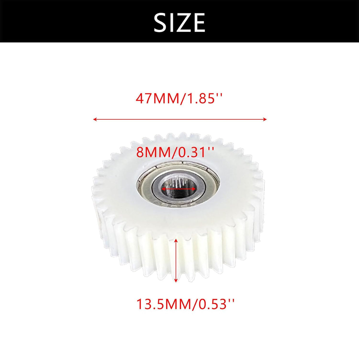 3pcs 36 Teeth Nylon Gear Set for Electric Bike Motor G55169