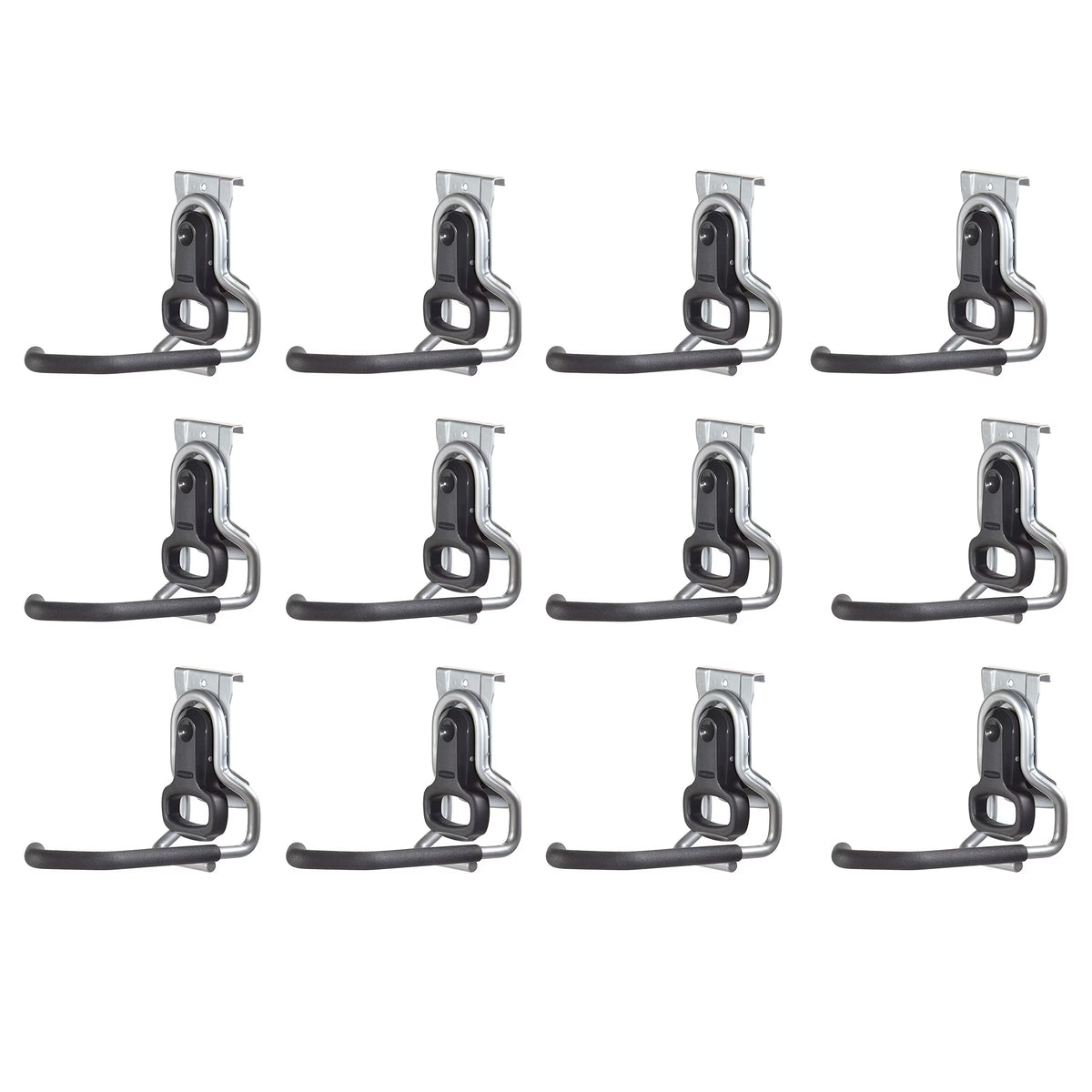 12 Pack Wall Mount Hook Garage Organizer M2489