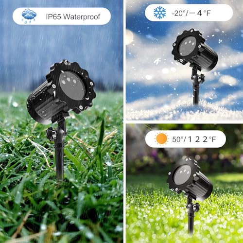 Outdoor RGB Laser Projector Light with RF Control R98936