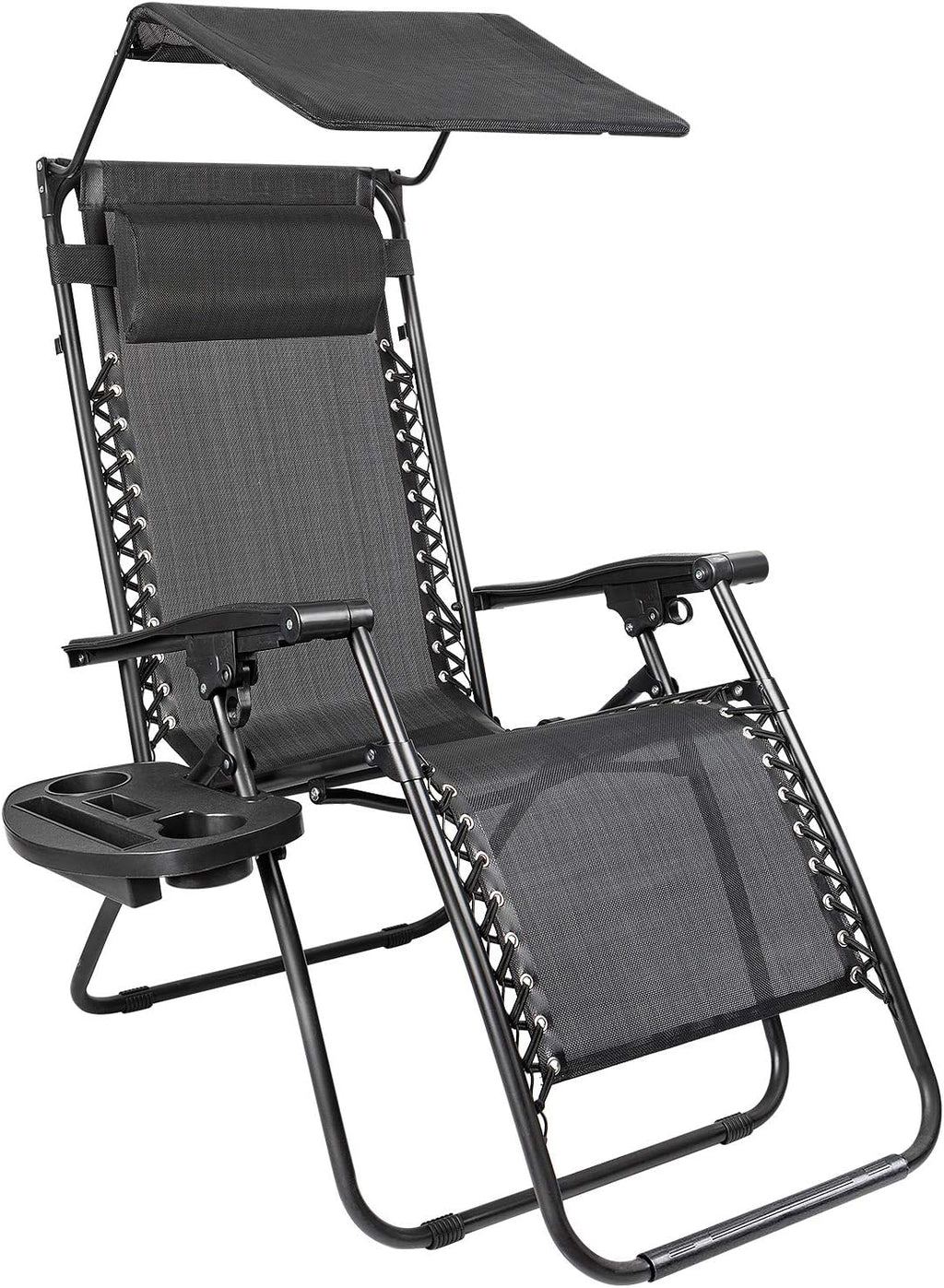 Zero Gravity Chair with Canopy and Cup Holder M7786