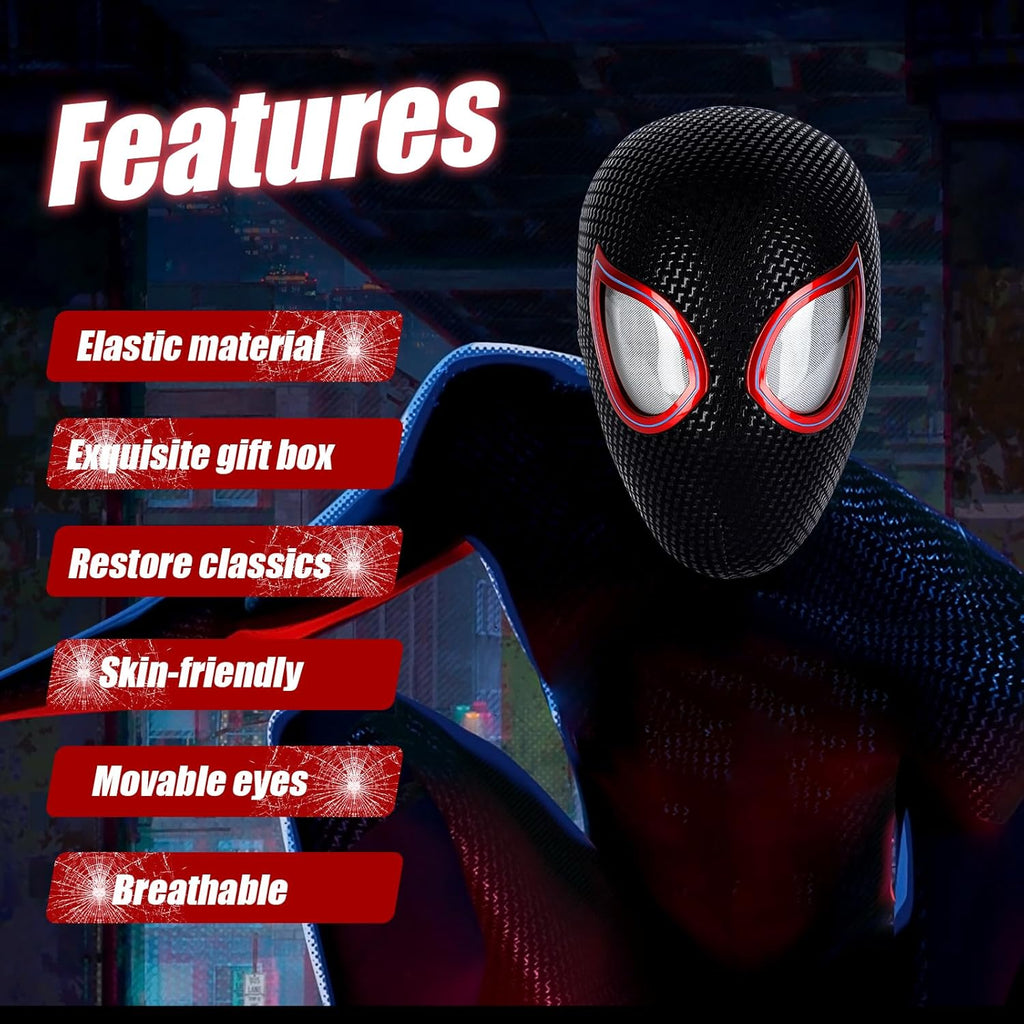 Spider Hero Mask Toy with Moving Eyes Remote Control Y253042