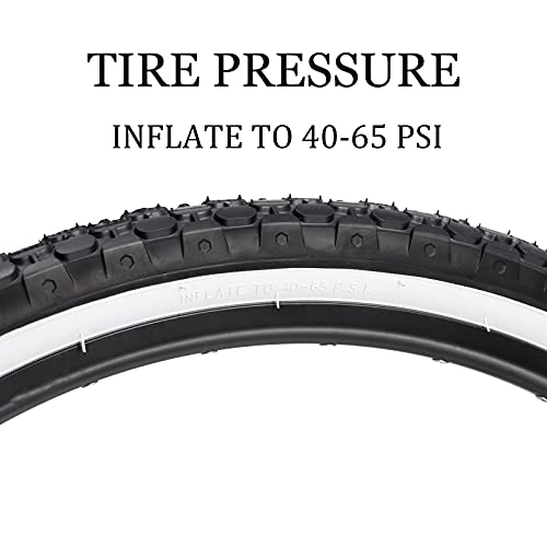 2 Pack 24/26x2.125 Inch Folding Replacement Bike Tire U54463