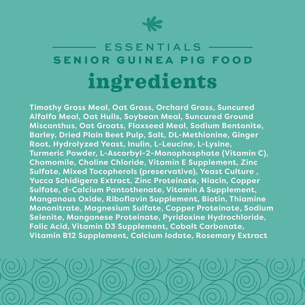 Senior Guinea Pig Food E274