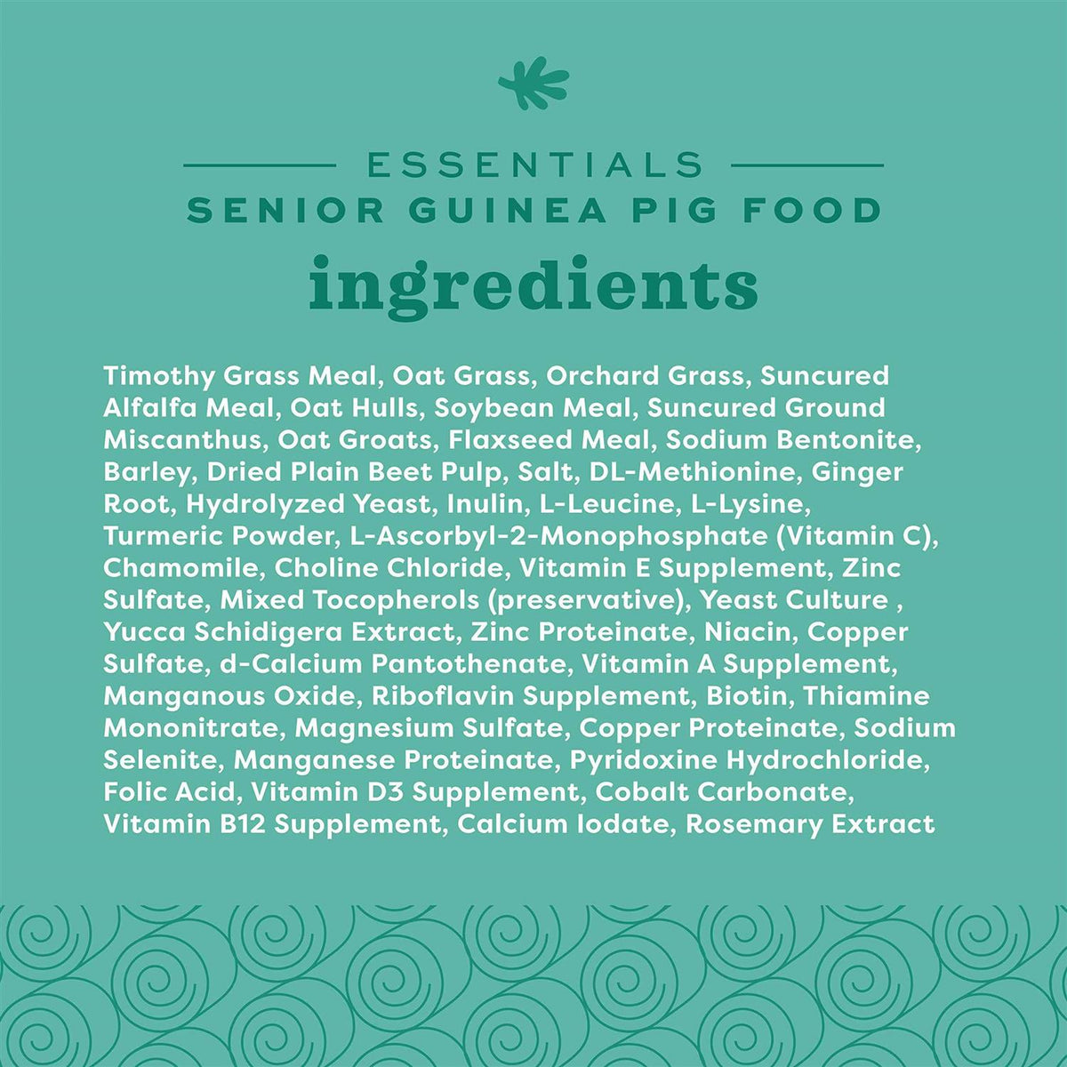 Senior Guinea Pig Food E274