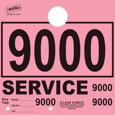 Pink Hang Tags Window Tag 1000 per Box T988611