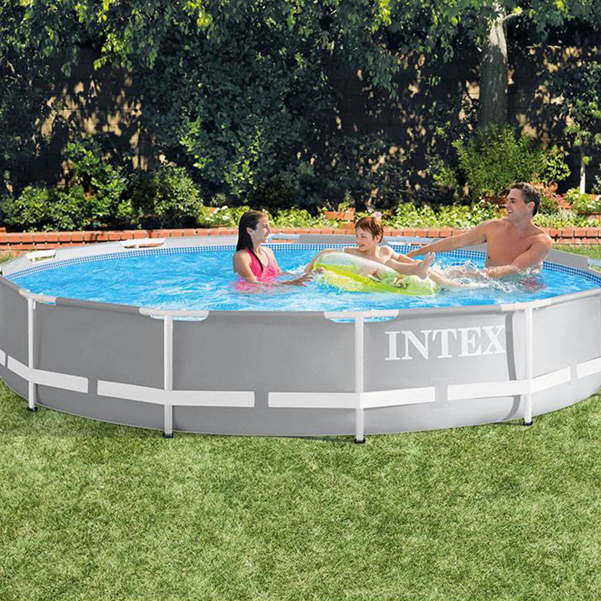 12ft x 30in Above Ground Pool Set with Cover Z211775