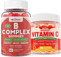 2 Pack Vitamin B Complex Gummies with Methyl B12, Methyl Folate + Vitamin C Gummies C501444